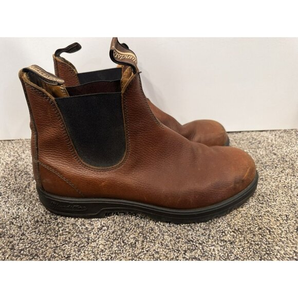 Blundstone Men’s Brown Leather Chelsea Boots Size 12US - Picture 1 of 8
